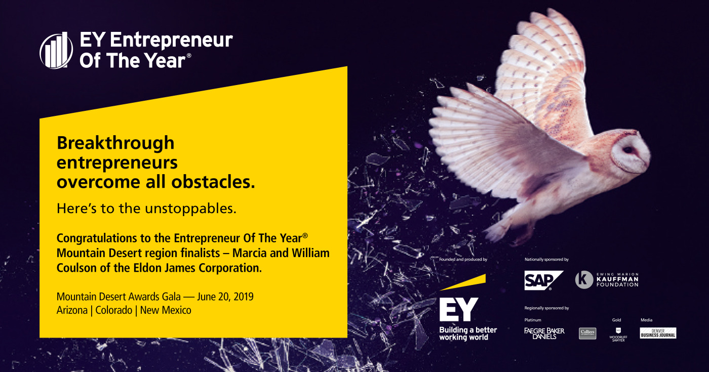EY Names Marcia and William Coulson Entrepreneur of the Year Finalists