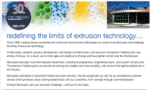 redefining the limits of extrusion technology…